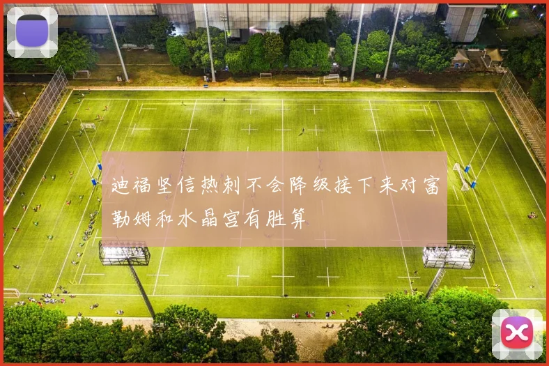迪福坚信热刺不会降级接下来对富勒姆和水晶宫有胜算