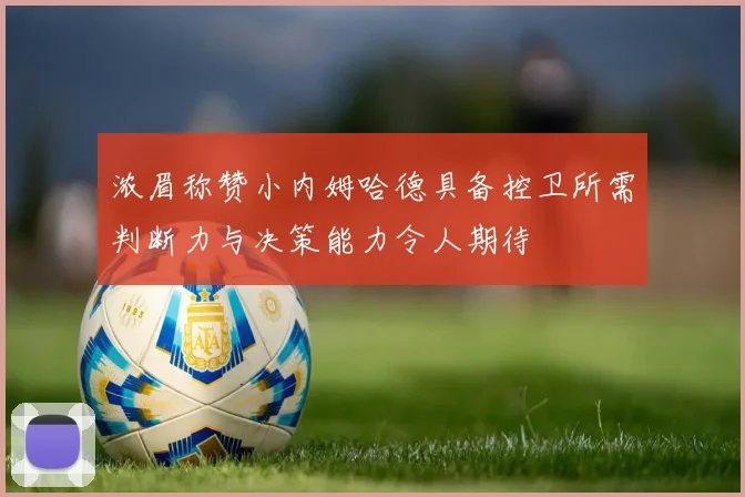浓眉称赞小内姆哈德具备控卫所需判断力与决策能力令人期待